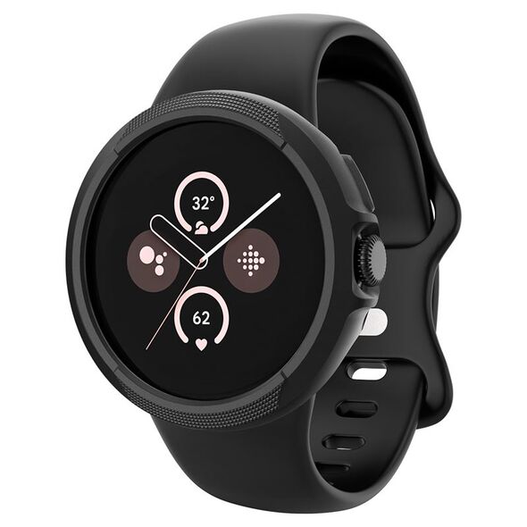 Spigen Liquid Air, μαύρο ματ - Google Pixel Watch 3 (45mm)