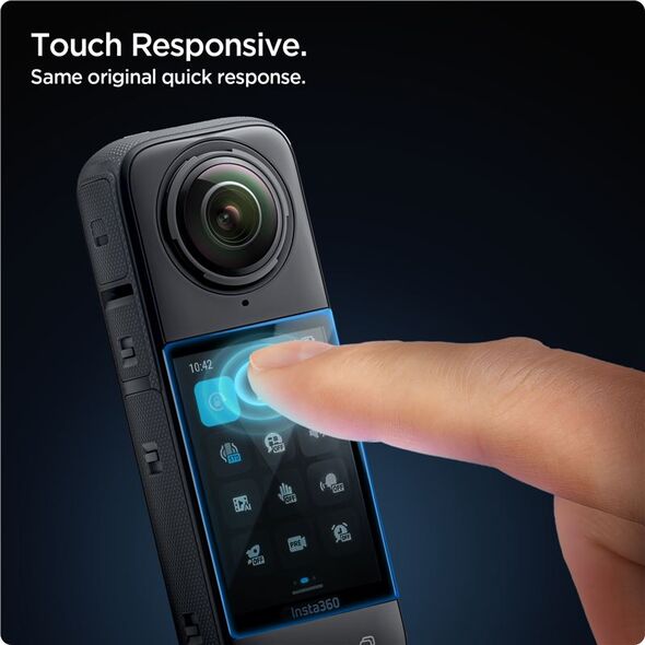 Spigen Glass tR SLIM S2P, μαύρο - Insta 360 X4