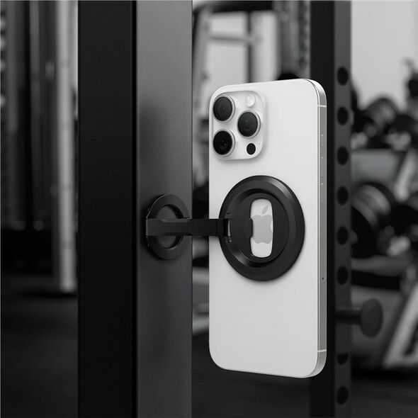 Spigen O-Mag Μαγνητική Βάση Κινητού με Ρυθμιζόμενη Βάση, μαύρο
