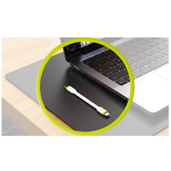 Καλώδιο Mobile Origin Compact USB-C σε USB-C, λευκό