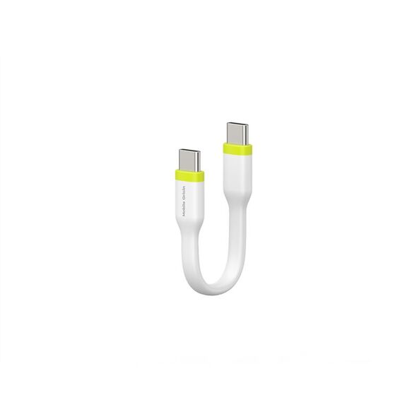Καλώδιο Mobile Origin Compact USB-C σε USB-C, λευκό