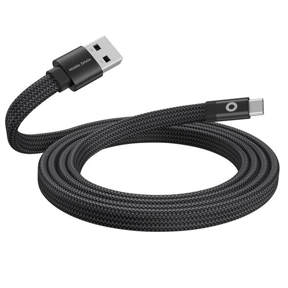 Καλώδιο USB Mobile Origin USB-A - USB-C 1 m Μαύρο (MCF-USBA-1M-BLK)