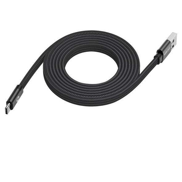 Καλώδιο USB Mobile Origin USB-A - USB-C 1 m Μαύρο (MCF-USBA-1M-BLK)