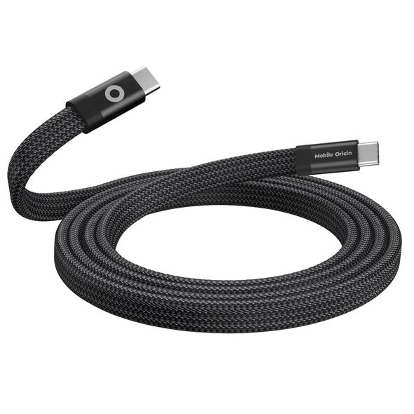 Καλώδιο USB Mobile Origin USB-C - USB-C 1 m Μαύρο (MCF-USBC-1M-BLK)