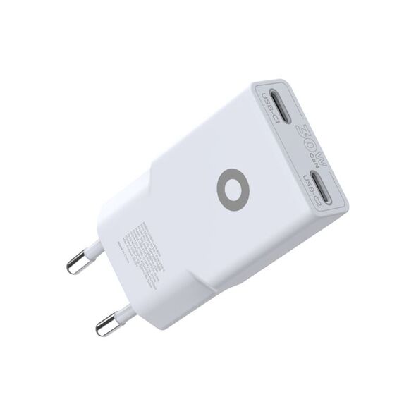 Φορτιστής Mobile Origin GaN 30W Slim MO18 - Διπλή USB-C
