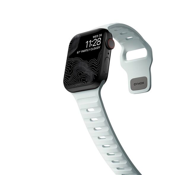 Nomad Αθλητικό Λουράκι, Ice Blue Glow - Apple Watch 42mm/41mm/40mm/38mm