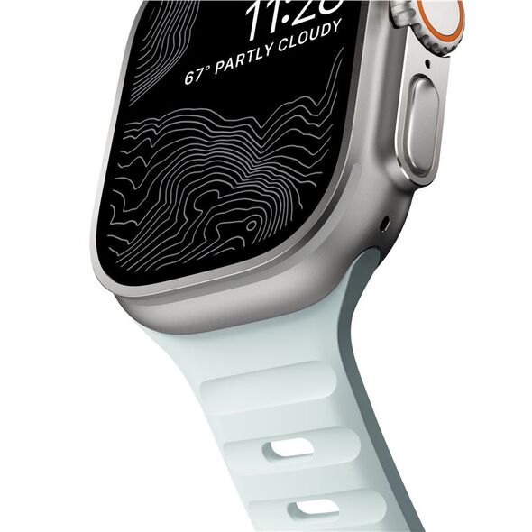 Nomad Sport Strap, Ice Blue Glow - Apple Watch 49mm/46mm/45mm/44mm/42mm