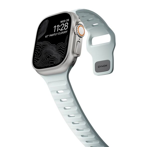 Nomad Sport Strap, Ice Blue Glow - Apple Watch 49mm/46mm/45mm/44mm/42mm