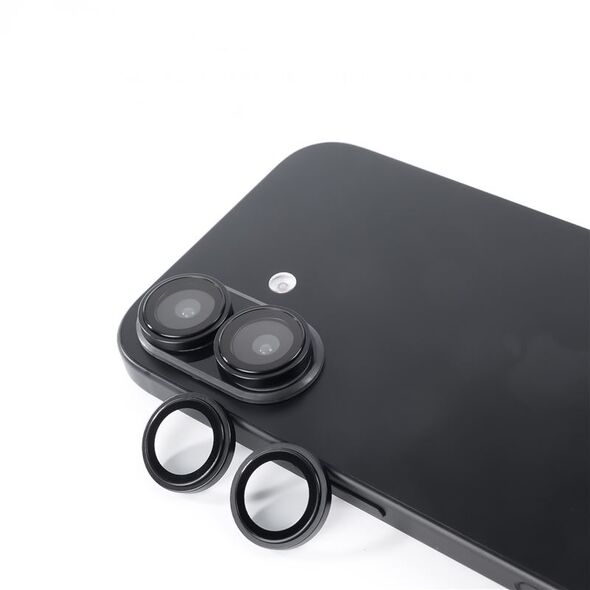 Προστατευτικά φακών Sapphire της MOBILE ORIGIN, μαύρο - iPhone 16/16 Plus