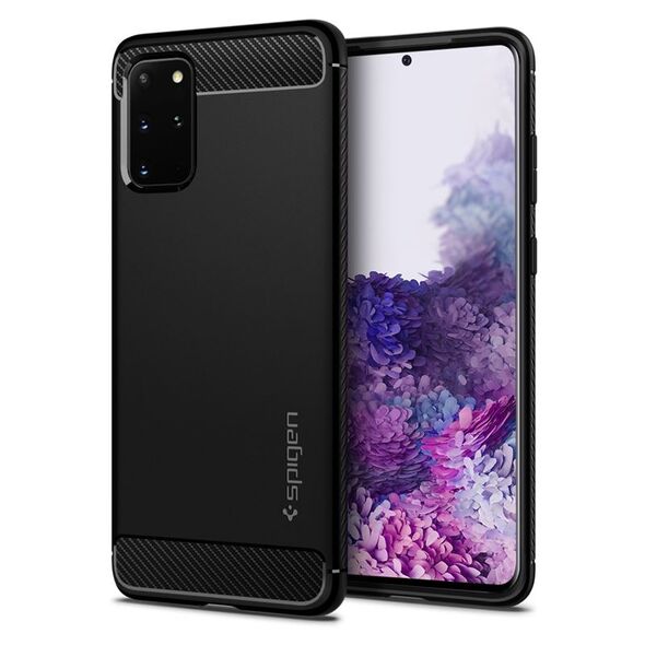 Spigen Etui Rugged Armor Galaxy S20+ Plus Matte Black