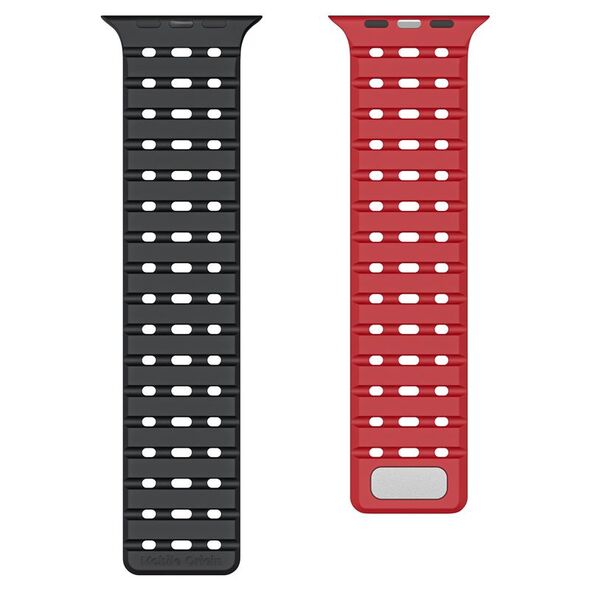 Mobile Origin Magnetic Strap, black/red - AW Ultra 2/1(49mm)9/8/7(45mm)/6/SE/5/4(44mm)/3/2/1(42mm)