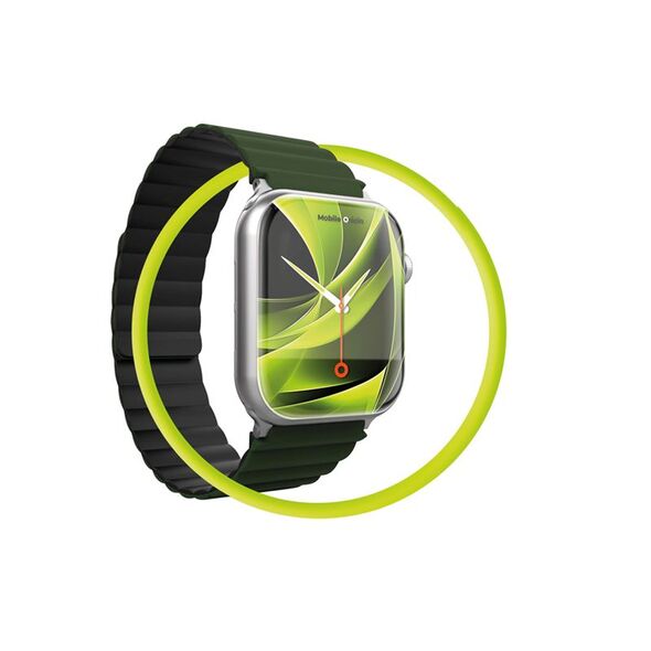 Λουράκι Ρολογιού Mobile Origin Magnetic II, πράσινο/μαύρο - Apple Watch 49mm/46mm/45mm/44mm