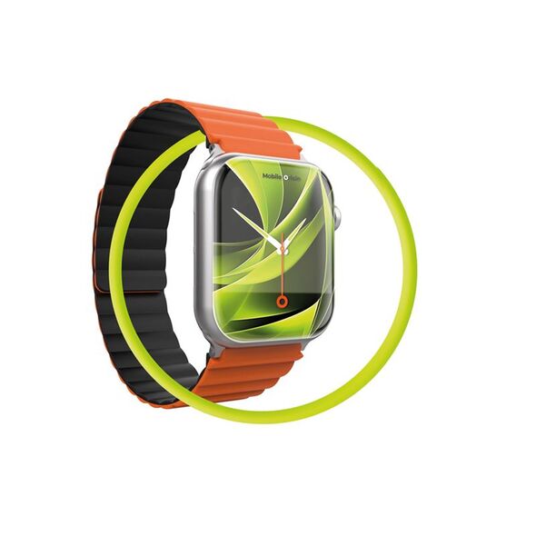 Mobile Origin Magnetic Watch Strap II, orange/black - Apple Watch 49mm/46mm/45mm/44mm