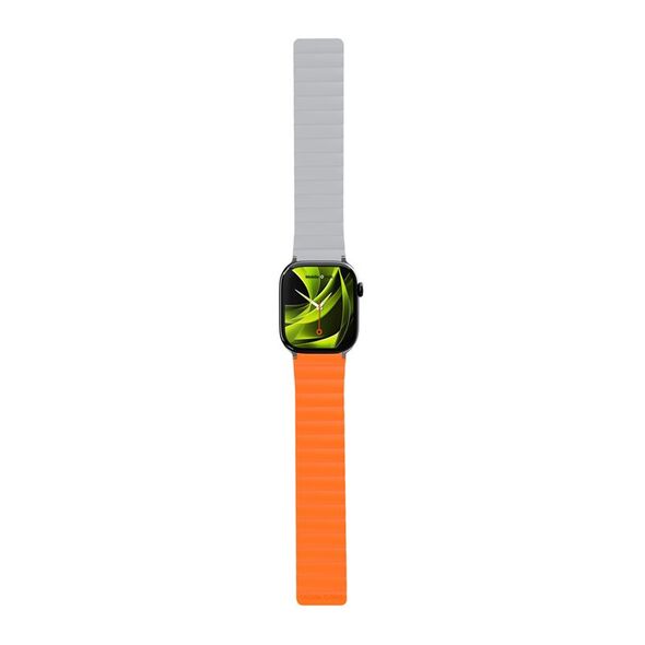 Mobile Origin Magnetic Watch Strap II, orange/grey - Apple Watch 49mm/46mm/45mm/44mm