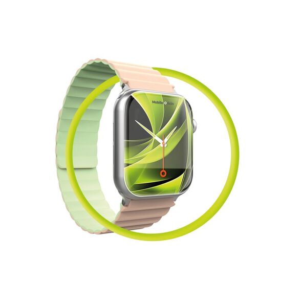 Λουράκι Ρολογιού Mobile Origin Magnetic II, ροζ/ανοιχτό πράσινο - Apple Watch 49mm/46mm/45mm/44mm