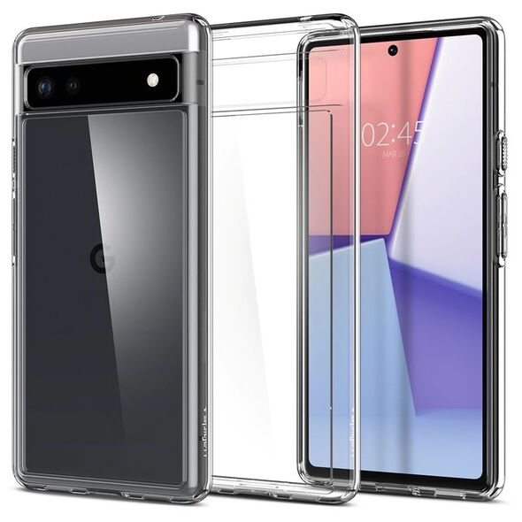 Θήκη Spigen Ultra Hybrid για το Google Pixel 6A διαφανές