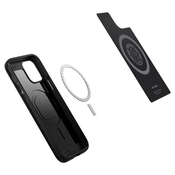 Spigen Spigen Mag Armor iPhone 12/12 Pro 6,1" μαύρο ματ ACS01865