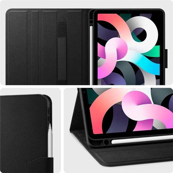 Θήκη tablet Spigen Θήκη Spigen Liquid Air Folio Θήκη Apple iPad Air 4 2020 Μαύρη 7680159 8809756641145