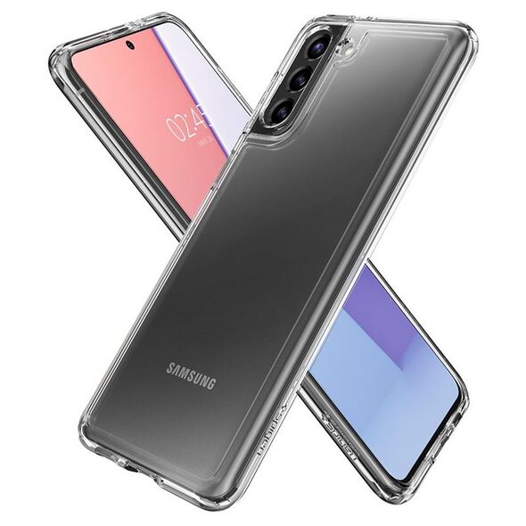 Spigen ΘΗΚΗ SPIGEN ULTRA HYBRID GALAXY S21 CRYSTAL CLEAR καθολικός