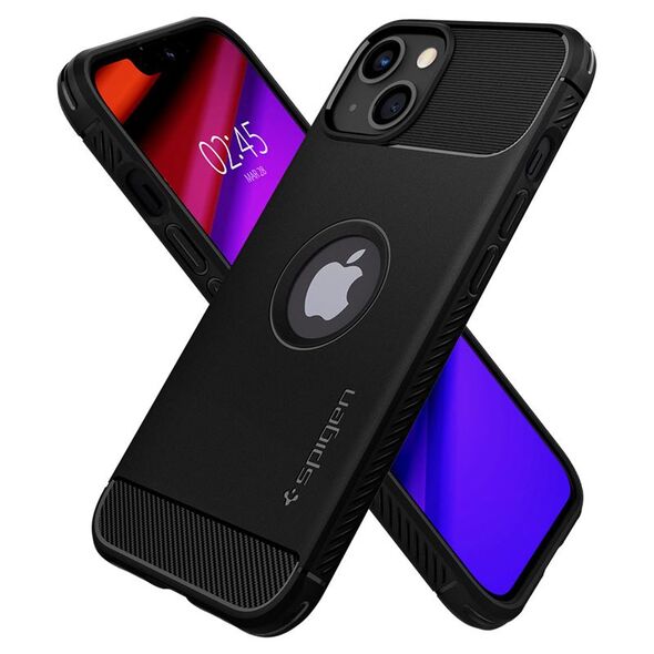 Spigen Spigen Rugged Armor θήκη κάλυμμα για iPhone 13 θωρακισμένη θήκη μαύρο ματ