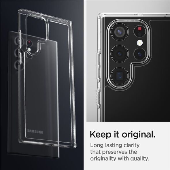 Spigen SPIGEN ULTRA HYBRID GALAXY S22 ULTRA CRYSTAL CLEAR