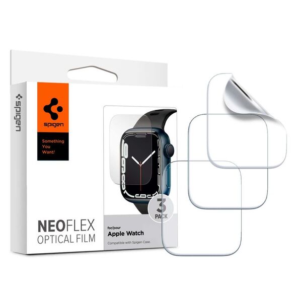 Spigen ΥΔΡΟΓΕΛ ΦΙΛΜ SPIGEN NEO FLEX 3-PACK APPLE WATCH 7 (45 MM)