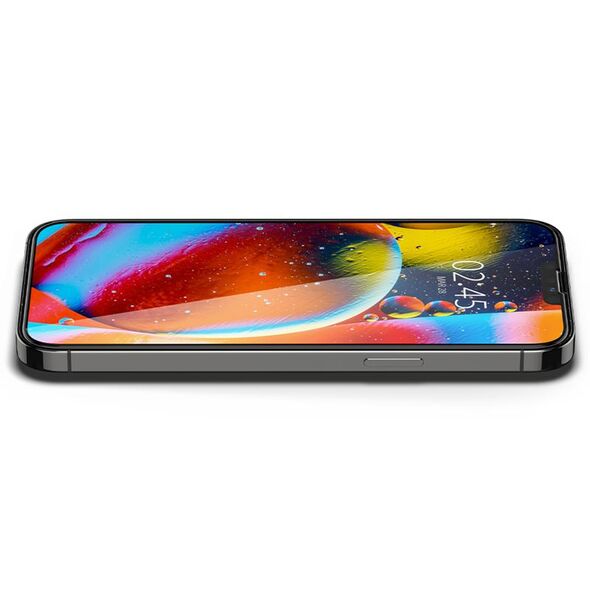Spigen Γυαλί Spigen Glas.tR Slim FC για θήκη Apple iPhone 13 Pro Max Black