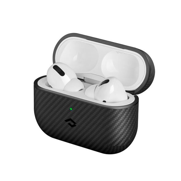 Θήκη Pitaka MagEZ, μαύρο/γκρι - Airpods Pro