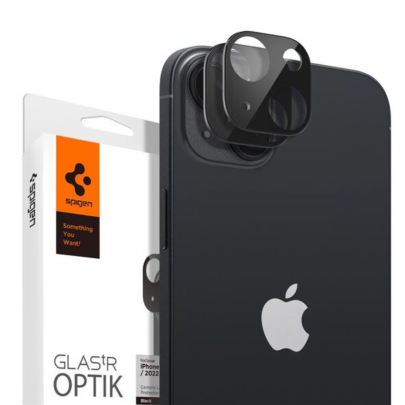 Spigen Προστατευτικό Κάμερας Spigen Optik.tr για Apple iPhone 14/14 Plus Μαύρο [2 PACK]