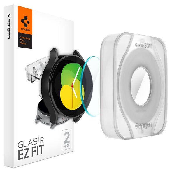Spigen Spigen Glas.TR Sam Galaxy Watch 4/5 44mm Classic 2-Pack "EZ FIT" AGL05339 σκληρυμένο γυαλί