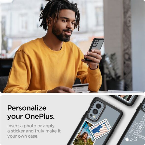 Spigen Θήκη Spigen Ultra Hybrid OnePlus Nord 2 5G Μαύρο Ματ