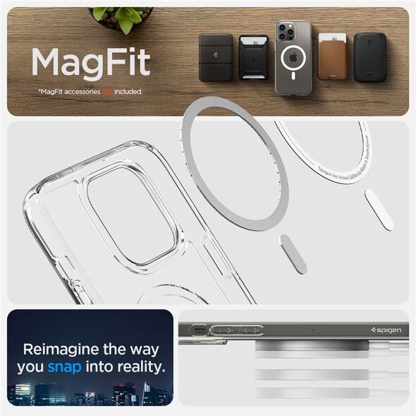 Spigen Θήκη Spigen Ultra Hybrid Mag MagSafe Apple iPhone 14 Pro Max White