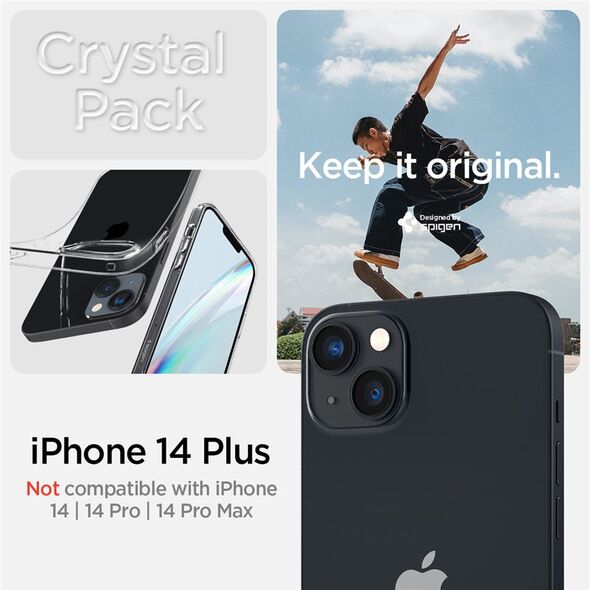 Spigen Θήκη Spigen Crystal Pack Apple iPhone 14 Plus Crystal Clear