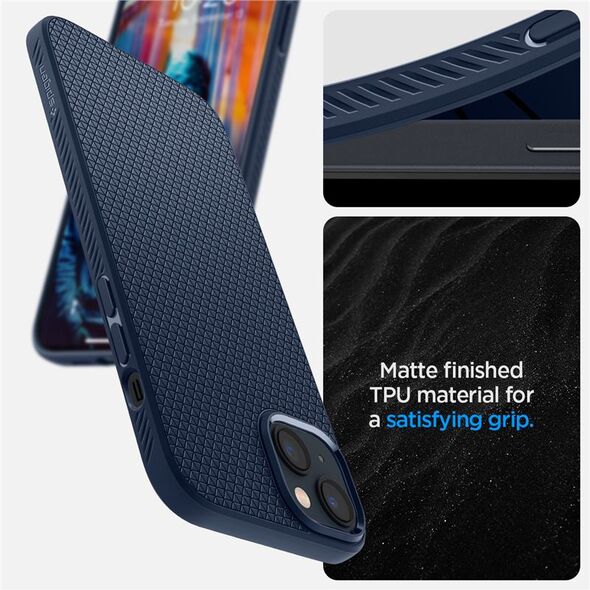 Spigen Spigen Liquid Air iPhone 14 navy blue/navy blue ACS05038