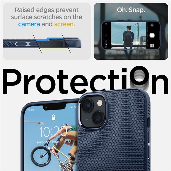 Spigen Spigen Liquid Air iPhone 14 navy blue/navy blue ACS05038