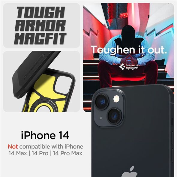 Spigen Θήκη Spigen Tough Armor Mag MagSafe Apple iPhone 14 Black