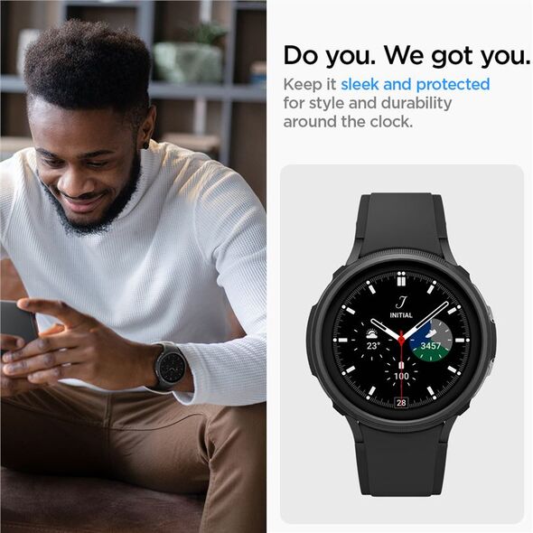Spigen Θήκη Liquid Air για Samsung Galaxy Watch 5 Pro, 45mm, μαύρο