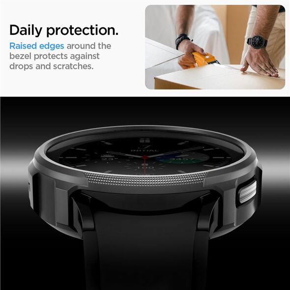 Spigen Θήκη Liquid Air για Samsung Galaxy Watch 5 Pro, 45mm, μαύρο