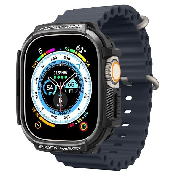 Spigen Etui Spigen Rugged Armor Apple Watch Ultra 49mm Matte Black