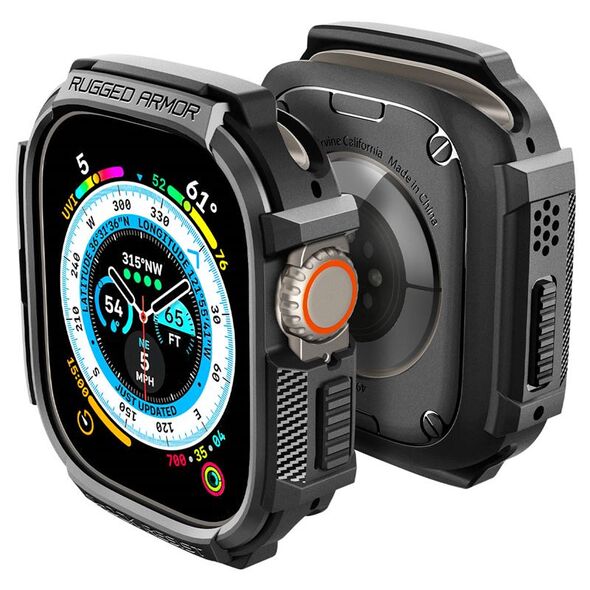 Spigen Etui Spigen Rugged Armor Apple Watch Ultra 49mm Matte Black
