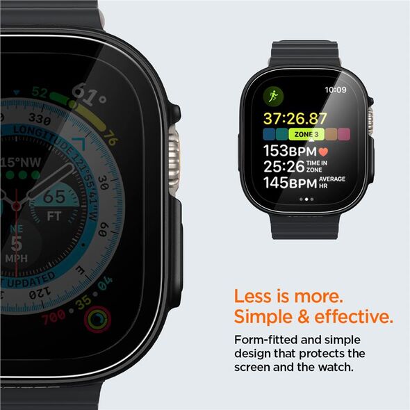 Spigen Θήκη προστασίας Spigen Thin Fit 360 για Apple Watch Ultra (49mm) Black