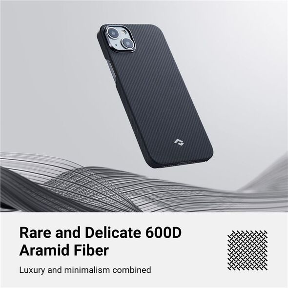 Θήκη Pitaka MagEZ 3 600D, μαύρο/γκρι - iPhone 14 Plus