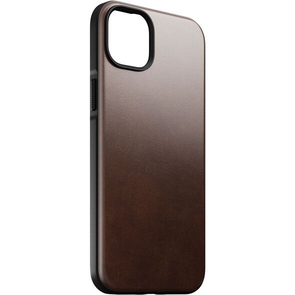 Nomad Μοντέρνα δερμάτινη θήκη Horween Καφέ για iPhone 14 Plus (NM01279785)