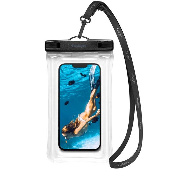 Spigen SPIGEN A610 UNIVERSAL WATERPROOF FLOAT CASE CRYSTAL CLEAR