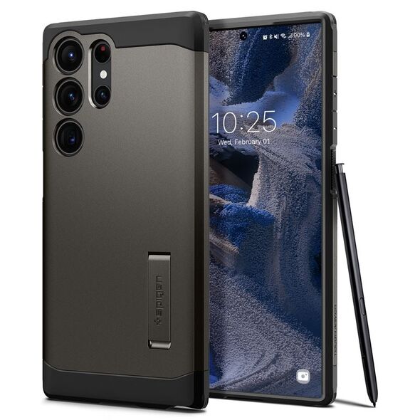 Spigen Spigen Tough Armor, gunmetal - Samsung Galaxy S23 Ultra