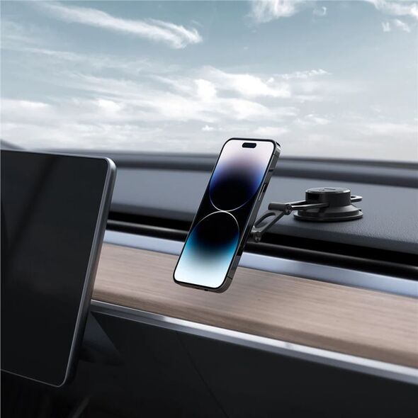 Μαγνητική βάση αυτοκινήτου Spigen ITS35-3 OneTap MagSafe για παρμπρίζ και ταμπλό Μαύρο