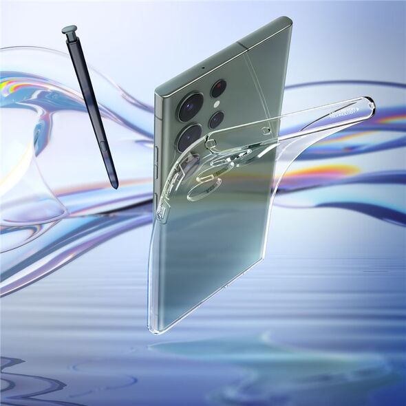 Spigen Spigen Liquid Crystal, διάφανο - Samsung Galaxy S23 Ultra