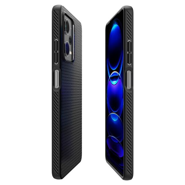Spigen Θήκη Spigen Liquid Air Xiaomi Redmi Note 12 Pro/POCO X5 Pro 5G Μαύρο Ματ