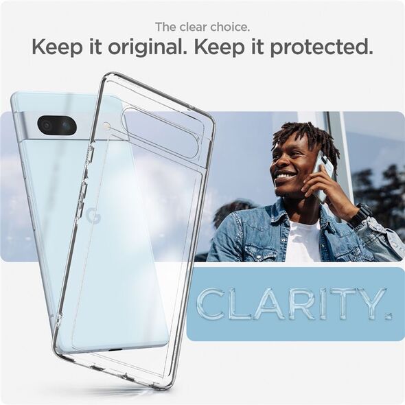 Spigen Θήκη Spigen Ultra Hybrid για Google Pixel 7A Crystal Clear