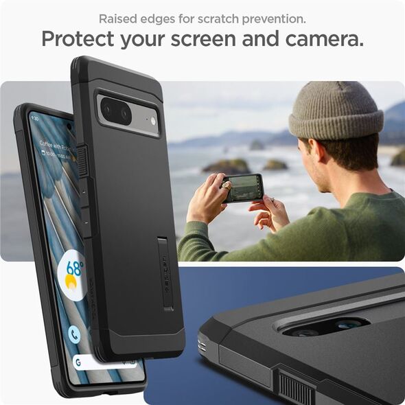 Spigen Tough Armor, μεταλλικό σχιστόλιθο - Google Pixel 7a